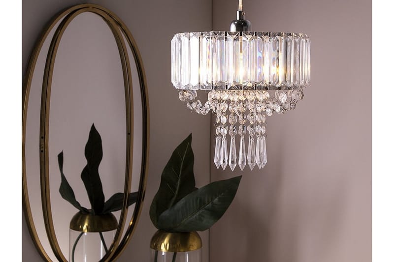 Adorn Ljuskrona 24 cm - Transparent - Belysning - Lampor & belysning inomhus - Taklampa & takbelysning - Kristallkrona & takkrona