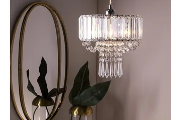 Adorn Ljuskrona 24 cm - Transparent - Belysning - Lampor & belysning inomhus - Taklampa & takbelysning - Kristallkrona & takkrona