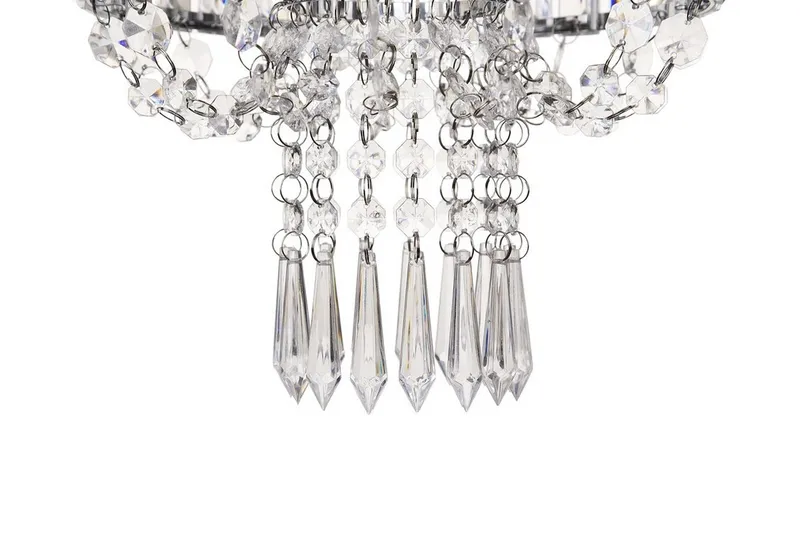 Adorn Ljuskrona 24 cm - Transparent - Belysning - Lampor & belysning inomhus - Taklampa & takbelysning - Kristallkrona & takkrona