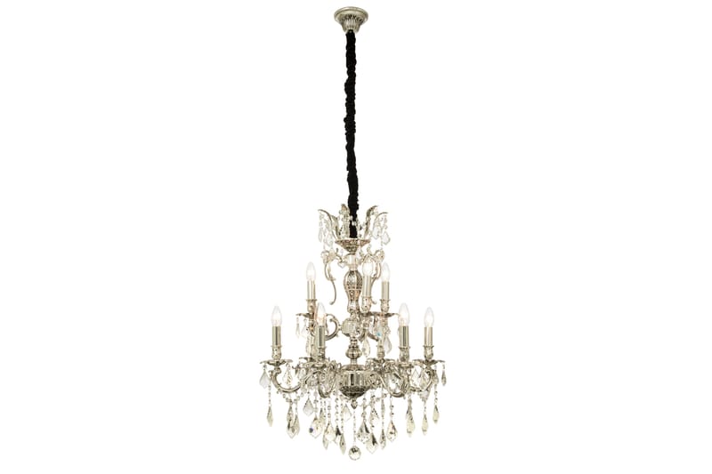 ALLINGTON takkrona 6+3-arm, silver - Kristallkrona & takkrona - Hall lampa - Taklampa & takbelysning
