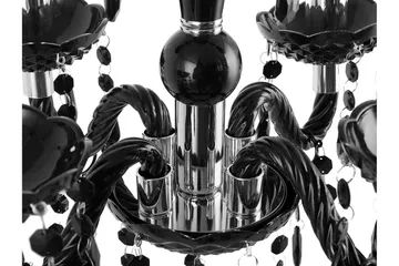 Kalang Ljuskrona 50 cm - Svart - Belysning - Lampor & belysning inomhus - Taklampa & takbelysning - Kristallkrona & takkrona