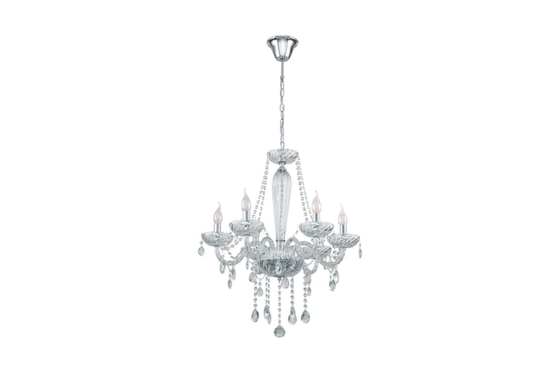 Ljuskrona Basilano 6L Glas/Klar/Glas - Kristallkrona & takkrona - Taklampa & takbelysning - Hall lampa