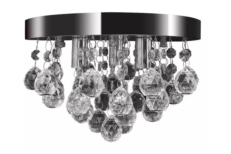 Takkrona kristall och kromad - Kristallkrona & takkrona - Hall lampa - Taklampa & takbelysning