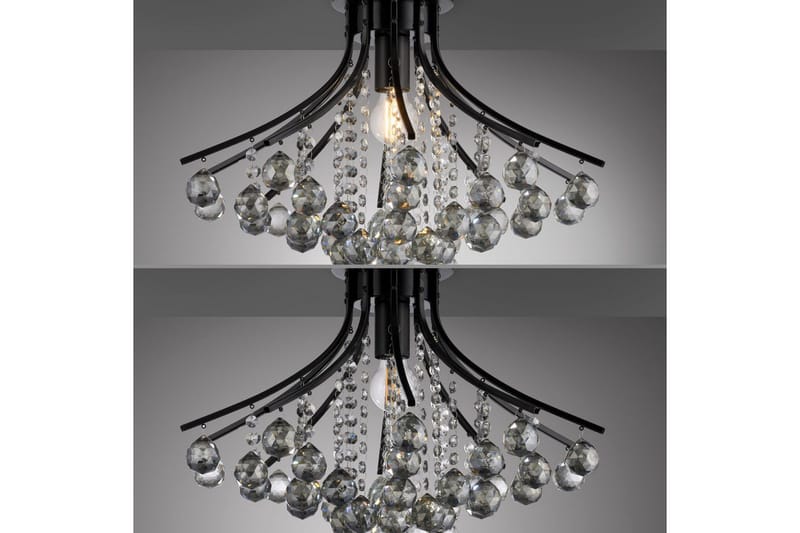 Kulunka Just Light Krona - Black - Belysning - Lampor & belysning inomhus - Taklampa & takbelysning - Kristallkrona & takkrona