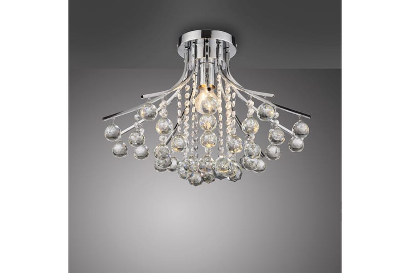 Kulunka Just Light Krona - Chrome - Belysning - Lampor & belysning inomhus - Taklampa & takbelysning - Kristallkrona & takkrona