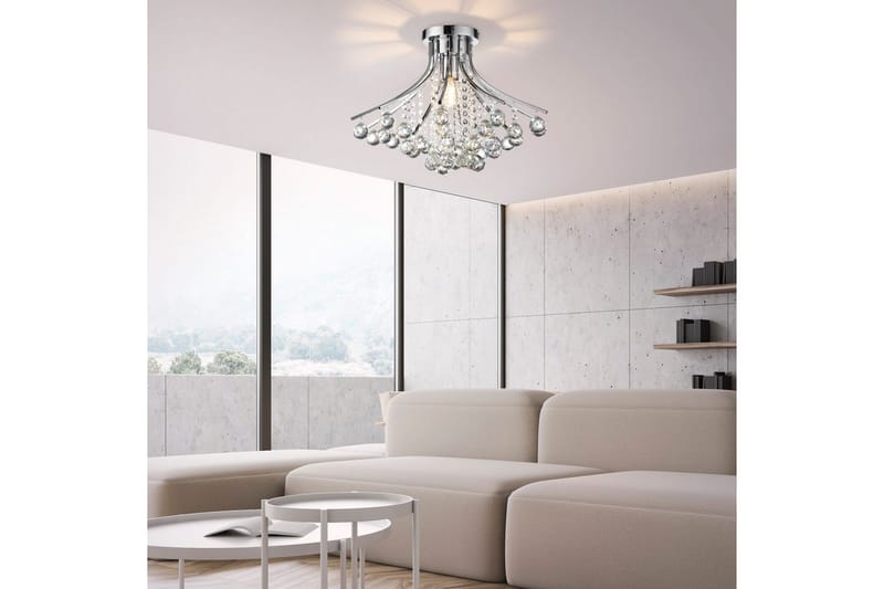 Kulunka Just Light Krona - Chrome - Belysning - Lampor & belysning inomhus - Taklampa & takbelysning - Kristallkrona & takkrona