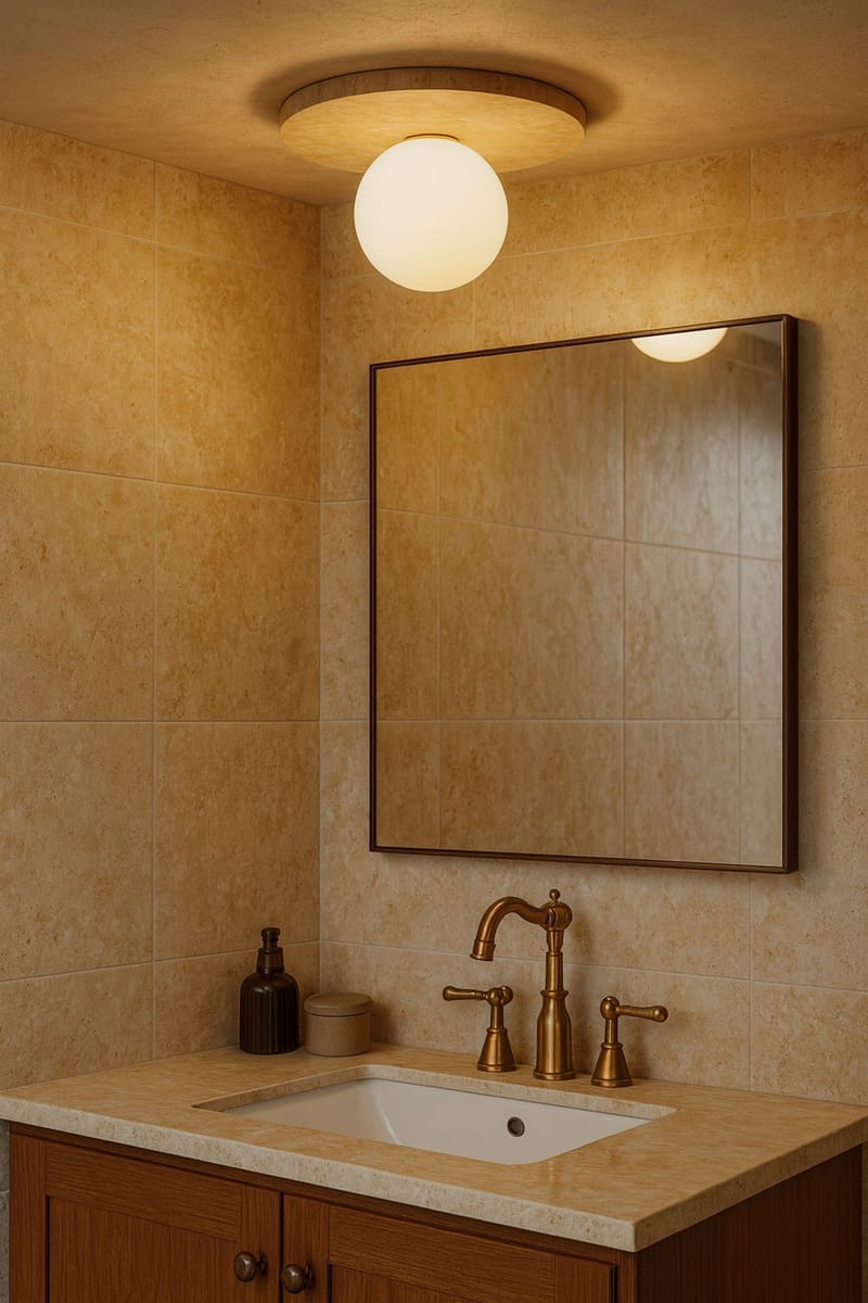 Kummer Taklampa - Beige Och Vit - Belysning - Lampor & belysning inomhus - Taklampa & takbelysning - Kristallkrona & takkrona