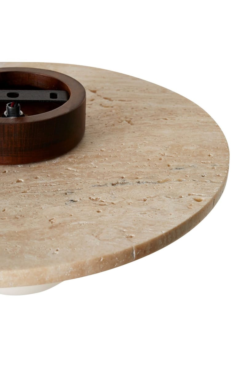 Kummer Taklampa - Beige Och Vit - Belysning - Lampor & belysning inomhus - Taklampa & takbelysning - Kristallkrona & takkrona