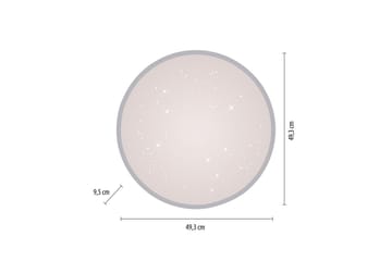 Kyle Just Light Taklampa - Silver - Belysning - Lampor & belysning inomhus - Taklampa & takbelysning - Takplafond