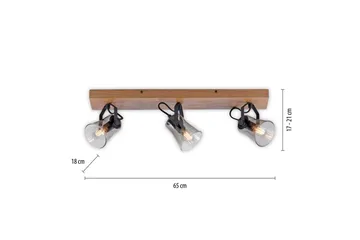 Langström Just Light Taklampa - Wood - Belysning - Lampor & belysning inomhus - Taklampa & takbelysning - Takplafond