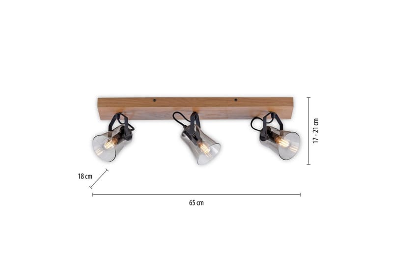 Langström Just Light Taklampa - Wood - Belysning - Lampor & belysning inomhus - Taklampa & takbelysning - Takplafond