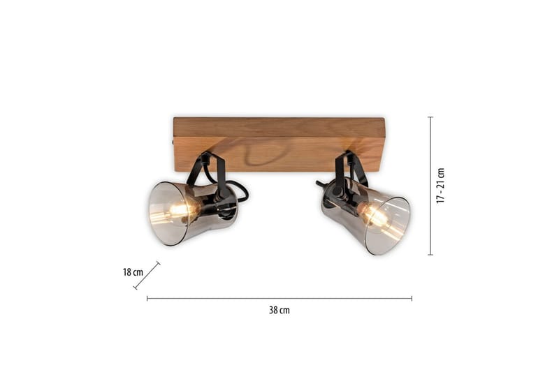 Langström Just Light Taklampa - Wood - Belysning - Lampor & belysning inomhus - Taklampa & takbelysning - Takplafond