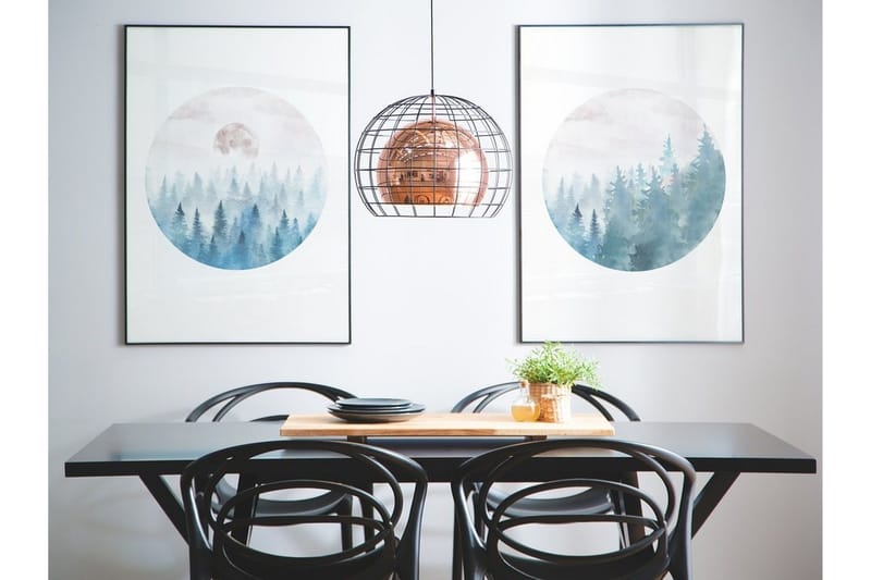 Liri Taklampa 31 cm, Koppar