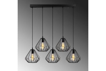 Ljuskrona Almasi Five Svart - Svart - Belysning - Lampor & belysning inomhus - Taklampa & takbelysning - Kökslampa & taklampa kök