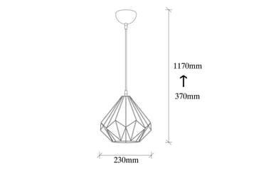 Ljuskrona Almasi Single Svart - Svart - Belysning - Lampor & belysning inomhus - Taklampa & takbelysning - Kökslampa & taklampa kök