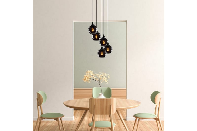 Ljuskrona Balra Rök - Mörkgrå - Belysning - Lampor & belysning inomhus - Taklampa & takbelysning - Kökslampa & taklampa kök