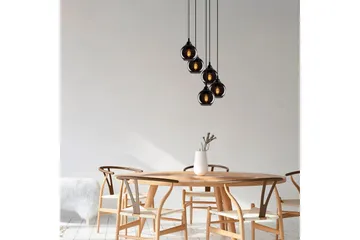 Ljuskrona Balra Rök - Mörkgrå - Belysning - Lampor & belysning inomhus - Taklampa & takbelysning - Kökslampa & taklampa kök