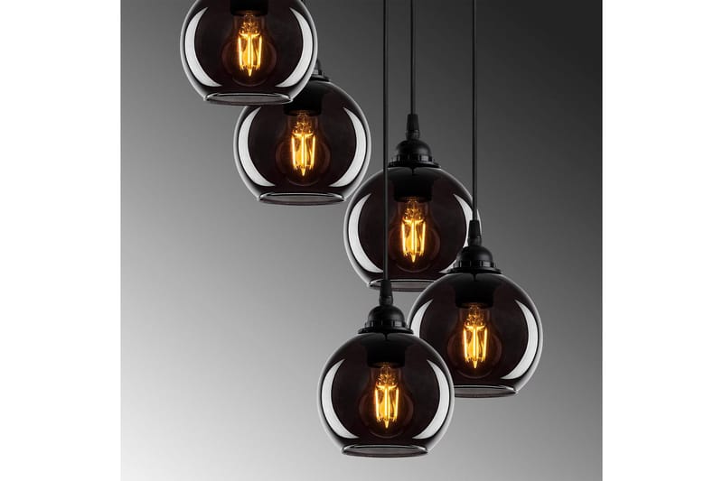 Ljuskrona Balra Rök - Mörkgrå - Belysning - Lampor & belysning inomhus - Taklampa & takbelysning - Kökslampa & taklampa kök