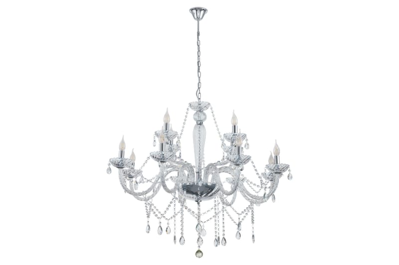 Ljuskrona Basilano 12L Glas/Klar/Glas - Kristallkrona & takkrona - Taklampa & takbelysning - Hall lampa