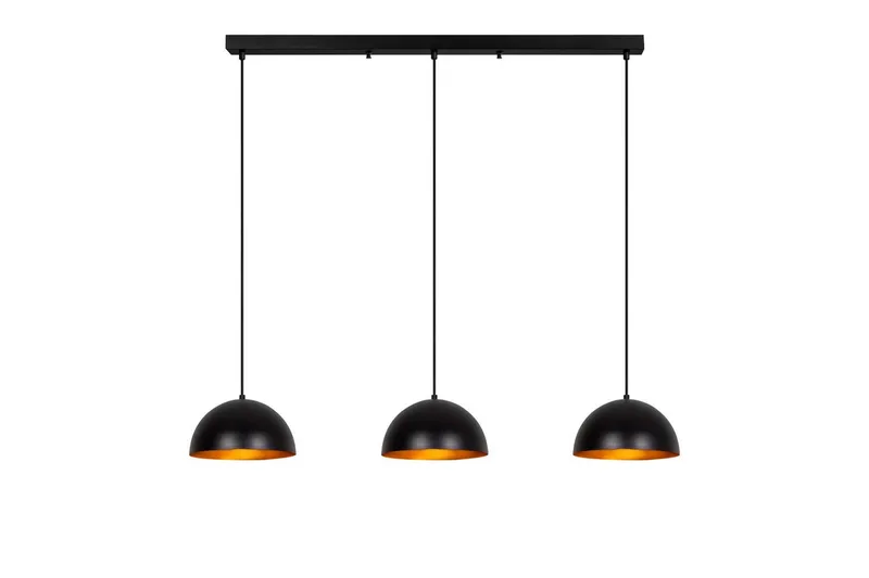 Ljuskrona Brena Svart Tre Uttag, 140 x 30 x 111 cm