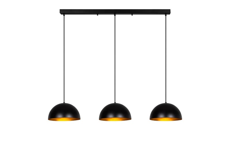 Ljuskrona Brena Svart Tre Uttag - 145 x 40 x 116 cm - Belysning - Lampor & belysning inomhus - Taklampa & takbelysning - Kökslampa & taklampa kök