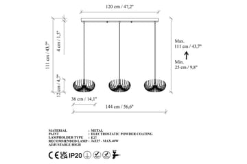 Ljuskrona Dorinburg Rany - Guld - Belysning - Lampor & belysning inomhus - Taklampa & takbelysning - Kökslampa & taklampa kök