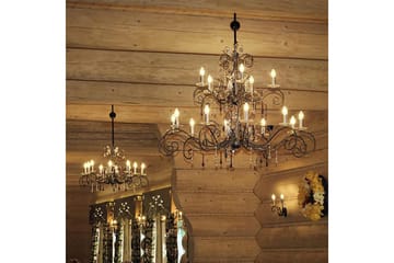 Ljuskrona Elstead Lighting Amarilli 1250x1250x990 mm - 1250x1250x990 mm - Belysning - Lampor & belysning inomhus - Taklampa & takbelysning - Kristallkrona & takkrona