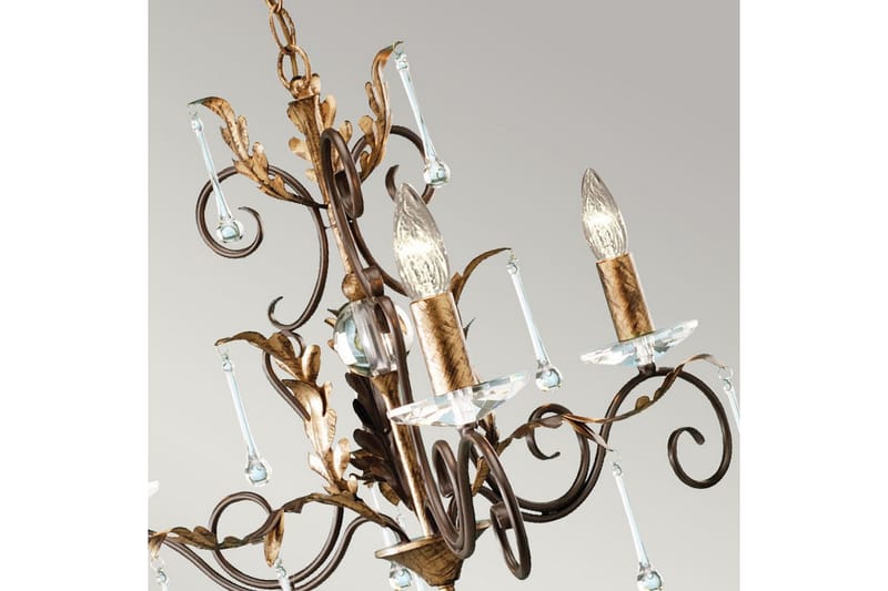 Ljuskrona Elstead Lighting Amarilli 650x610x650 mm - 650x610x650 mm - Belysning - Lampor & belysning inomhus - Taklampa & takbelysning - Kristallkrona & takkrona