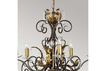 Ljuskrona Elstead Lighting Amarilli 730x590x730 mm - 730x590x730 mm - Belysning - Lampor & belysning inomhus - Taklampa & takbelysning - Kristallkrona & takkrona