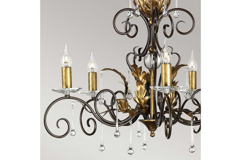 Ljuskrona Elstead Lighting Amarilli 730x590x730 mm - 730x590x730 mm - Belysning - Lampor & belysning inomhus - Taklampa & takbelysning - Kristallkrona & takkrona