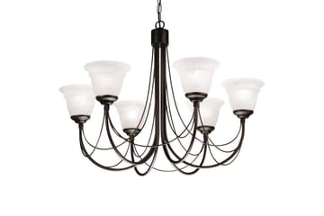 Ljuskrona Elstead Lighting Carisbrooke 610x580x610 mm - 610x580x610 mm - Belysning - Lampor & belysning inomhus - Taklampa & takbelysning - Kristallkrona & takkrona