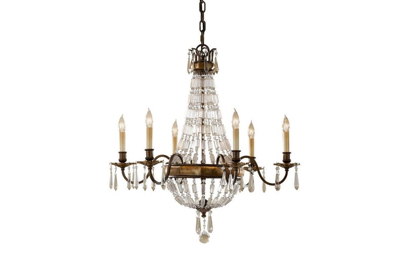 Ljuskrona Feiss Bellini 676x689x676 mm - 676x689x676 mm - Belysning - Lampor & belysning inomhus - Taklampa & takbelysning - Kristallkrona & takkrona