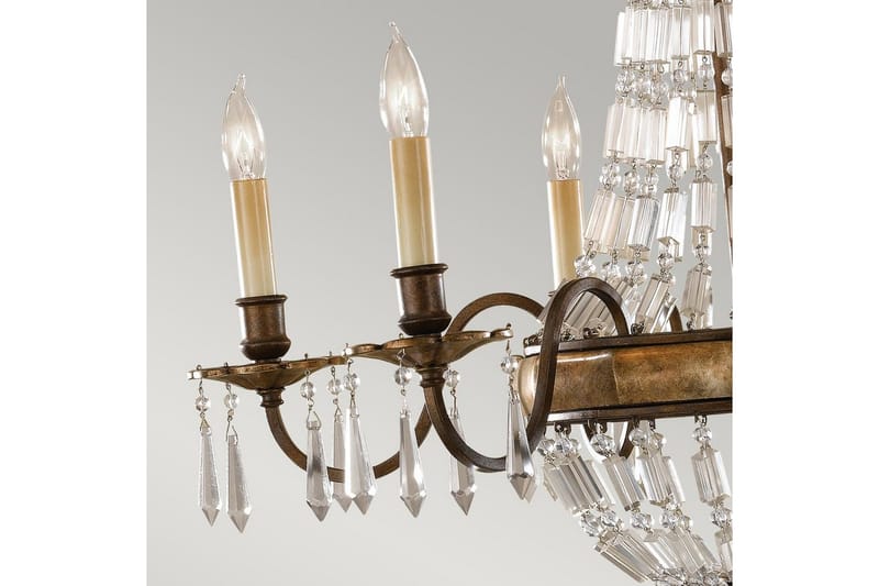 Ljuskrona Feiss Bellini 676x689x676 mm - 676x689x676 mm - Belysning - Lampor & belysning inomhus - Taklampa & takbelysning - Kristallkrona & takkrona