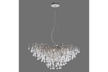 Ljuskrona Istapp - 50x250x100 cm, Stål - Belysning - Lampor & belysning inomhus - Taklampa & takbelysning - Kristallkrona & takkrona