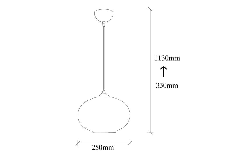 Ljuskrona Jeba Enkelt Svart / Honung - Svart - Belysning - Lampor & belysning inomhus - Taklampa & takbelysning - Kökslampa & taklampa kök