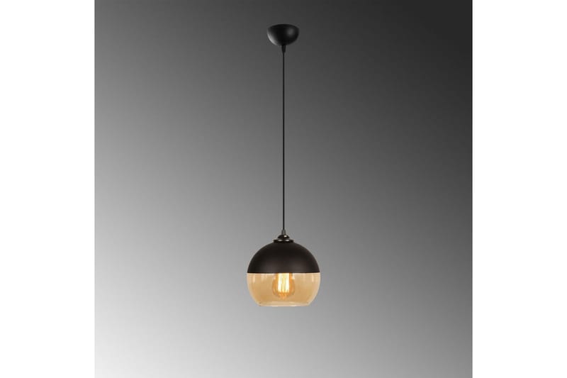 Ljuskrona Jebax Enkelt Svart / Honung - Svart - Belysning - Lampor & belysning inomhus - Taklampa & takbelysning - Kökslampa & taklampa kök