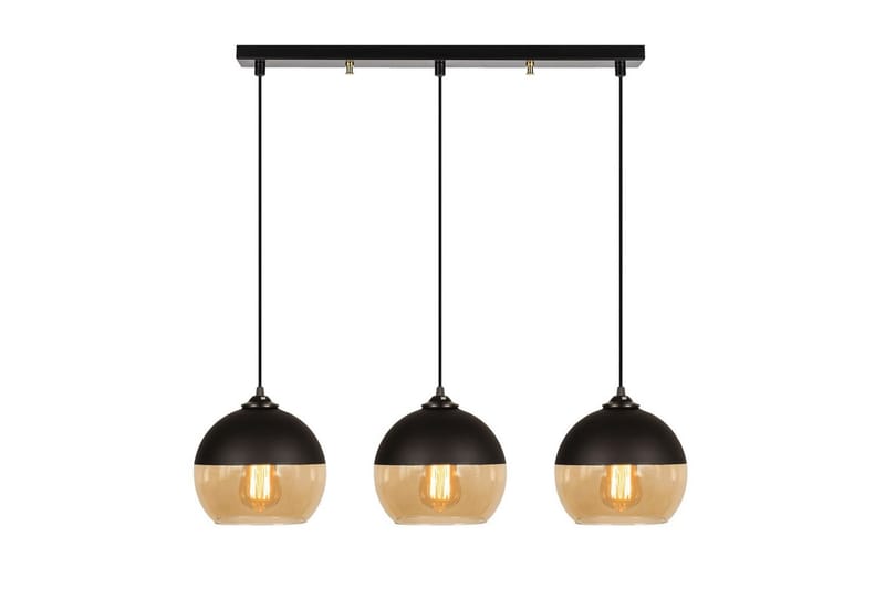 Ljuskrona Jebax Tre Svart / Honung - Guld/Svart - Belysning - Lampor & belysning inomhus - Taklampa & takbelysning - Kökslampa & taklampa kök