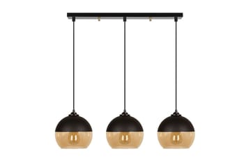 Ljuskrona Jebax Tre Svart / Honung - Guld/Svart - Belysning - Lampor & belysning inomhus - Taklampa & takbelysning - Kökslampa & taklampa kök