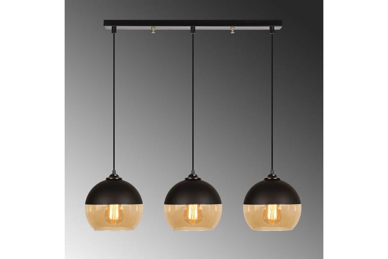 Ljuskrona Jebax Tre Svart / Honung - Guld/Svart - Belysning - Lampor & belysning inomhus - Taklampa & takbelysning - Kökslampa & taklampa kök