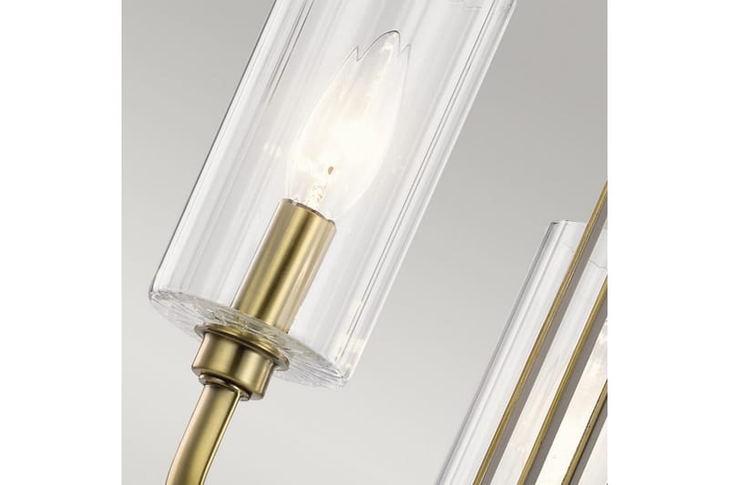 Ljuskrona Kichler Kimrose 374x459 mm, Borstad naturlig mässing - 374x459 mm, Borstad naturlig mässing - Belysning - Lampor & belysning inomhus - Taklampa & takbelysning - Kristallkrona & takkrona