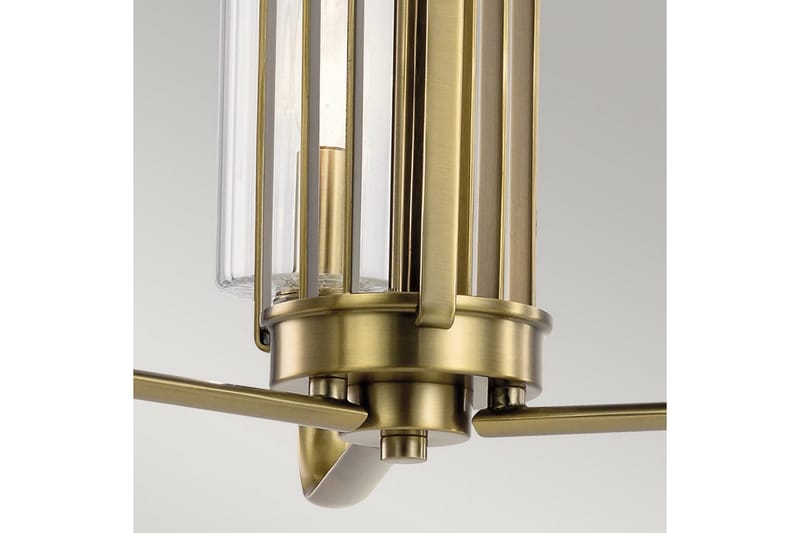 Ljuskrona Kichler Kimrose 374x459 mm, Borstad naturlig mässing - 374x459 mm, Borstad naturlig mässing - Belysning - Lampor & belysning inomhus - Taklampa & takbelysning - Kristallkrona & takkrona