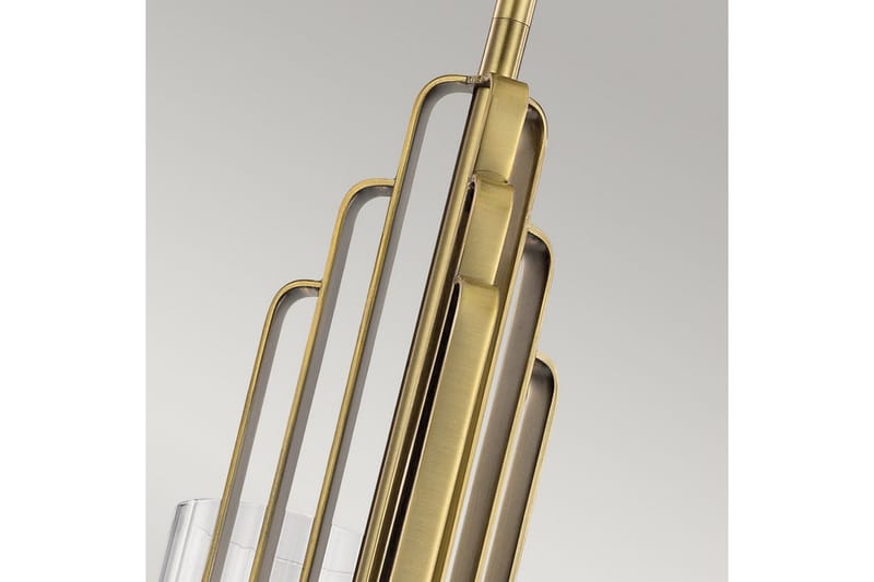 Ljuskrona Kichler Kimrose 374x459 mm, Borstad naturlig mässing - 374x459 mm, Borstad naturlig mässing - Belysning - Lampor & belysning inomhus - Taklampa & takbelysning - Kristallkrona & takkrona