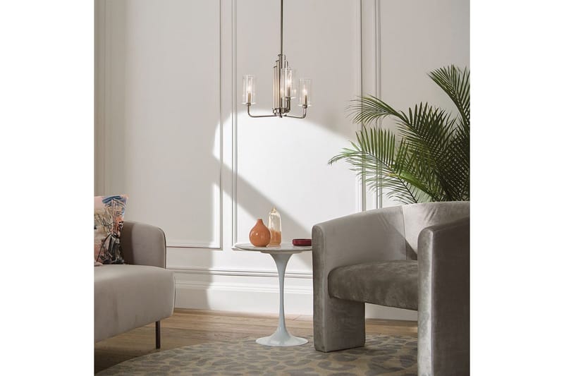 Ljuskrona Kichler Kimrose 374x459 mm, Polerad Nickel - 374x459 mm, Polerad Nickel - Belysning - Lampor & belysning inomhus - Taklampa & takbelysning - Kristallkrona & takkrona