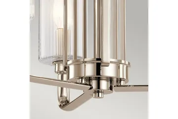 Ljuskrona Kichler Kimrose 374x459 mm, Polerad Nickel - 374x459 mm, Polerad Nickel - Belysning - Lampor & belysning inomhus - Taklampa & takbelysning - Kristallkrona & takkrona