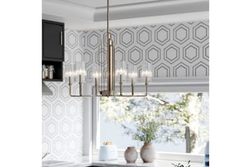 Ljuskrona Kichler Kimrose 526x686 mm, Polerad Nickel - 526x686 mm, Polerad Nickel - Belysning - Lampor & belysning inomhus - Taklampa & takbelysning - Kristallkrona & takkrona