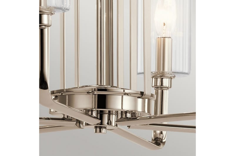 Ljuskrona Kichler Kimrose 526x686 mm, Polerad Nickel - 526x686 mm, Polerad Nickel - Belysning - Lampor & belysning inomhus - Taklampa & takbelysning - Kristallkrona & takkrona