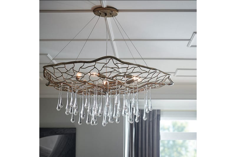 Ljuskrona Lisa McDennon by Hinkley Laguna 369x914 mm - 369x914 mm - Belysning - Lampor & belysning inomhus - Taklampa & takbelysning - Kristallkrona & takkrona