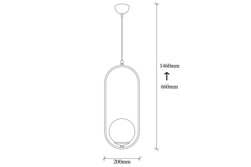 Ljuskrona Ranpalt Svart / Vit - Svart/Vit - Belysning - Lampor & belysning inomhus - Taklampa & takbelysning - Kökslampa & taklampa kök