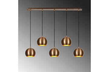 Ljuskrona Rantesh Fem Vintage - Guld - Belysning - Lampor & belysning inomhus - Taklampa & takbelysning - Kökslampa & taklampa kök