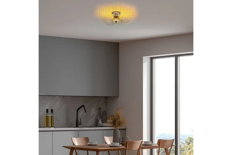 Ljuskrona Sadorte Rany - 56 x 56 x 16 cm - Belysning - Lampor & belysning inomhus - Taklampa & takbelysning - Takplafond